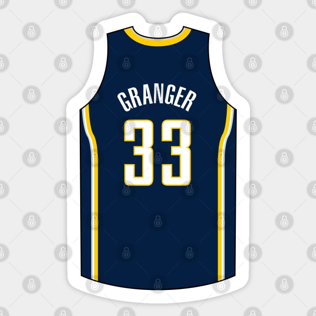 Danny Granger Indiana Jersey Qiangy Danny Granger Sticker TeePublic